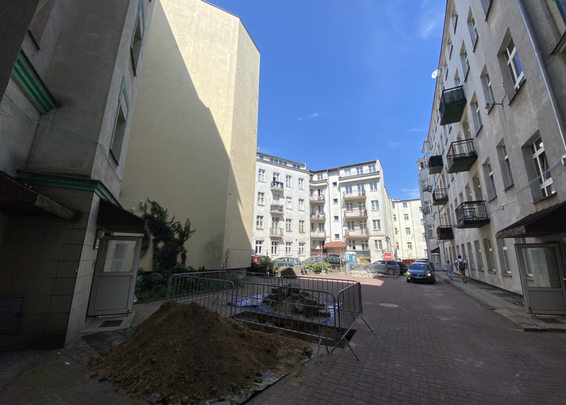 Kamienice przy ul. Legionów, pod którymi był drążony tunel średnicowy
