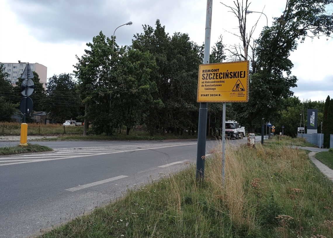 Startuje remont Szczecińskiej. Ma się zakończyć za 2 lata 1 Remont Szczecińskiej