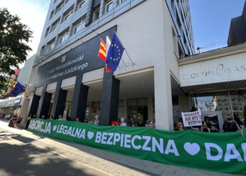 Strajk kobiet w Łodzi. Tematem zmiana prawa aborcyjnego