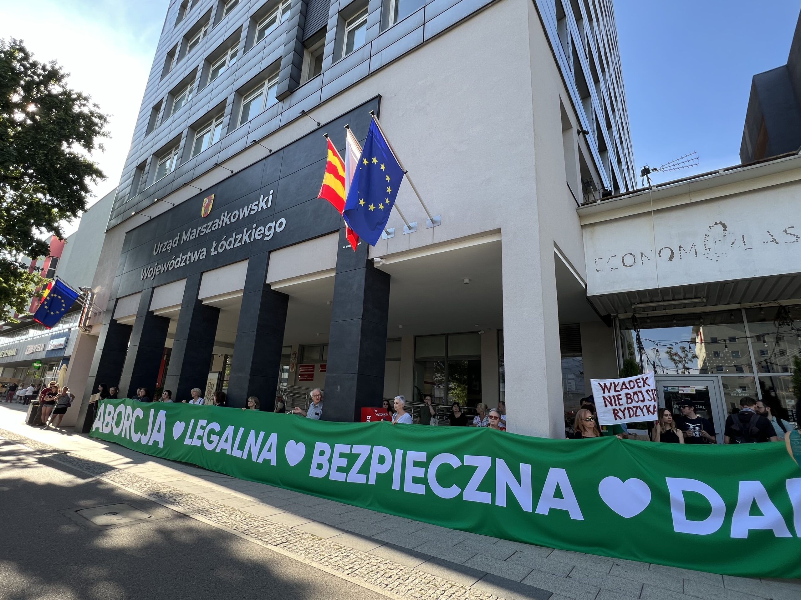 Strajk kobiet w Łodzi. Tematem zmiana prawa aborcyjnego