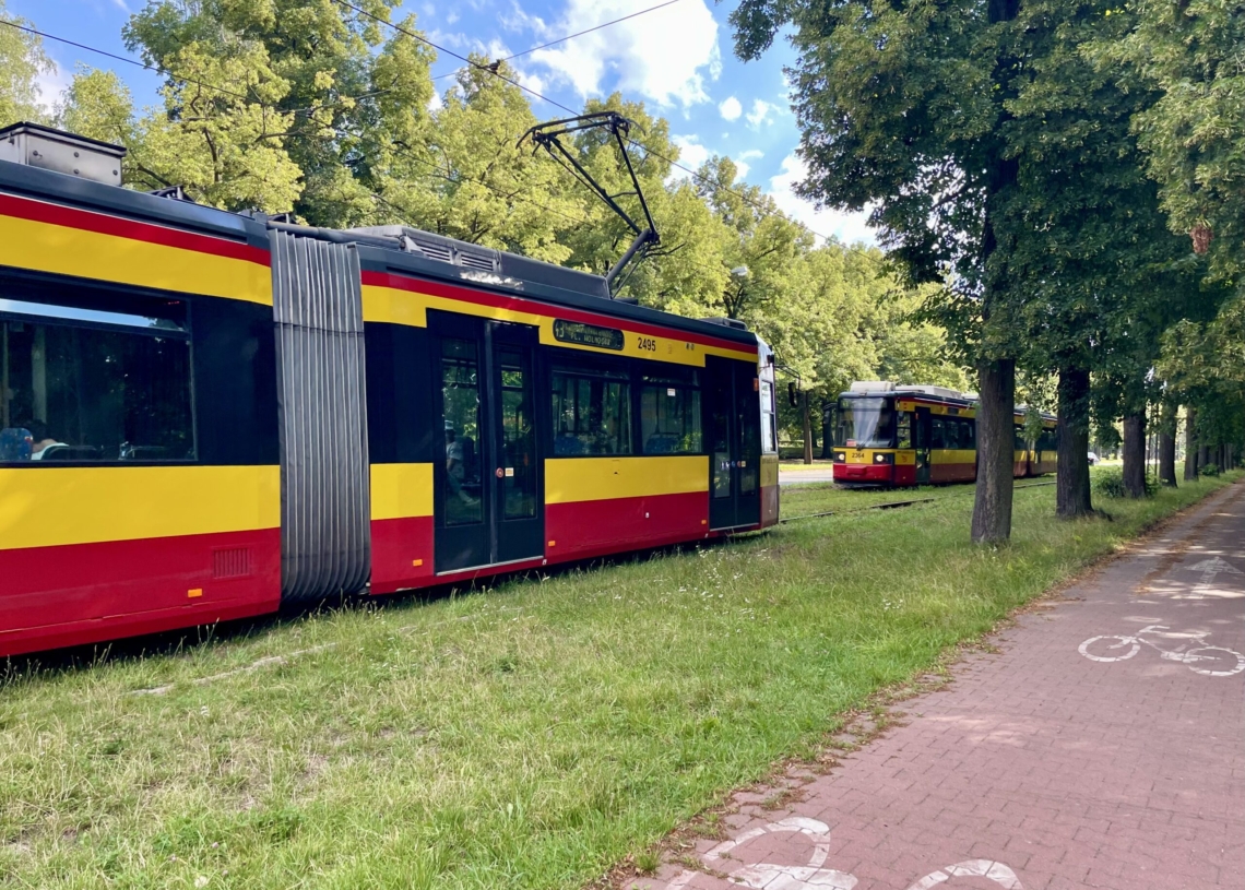 Na niedawno otwartej trasie do Konstantynowa tramwaje linii 43 łapią kilkunastominutowe opóźnienia 1 Trasa do Konstantynowa