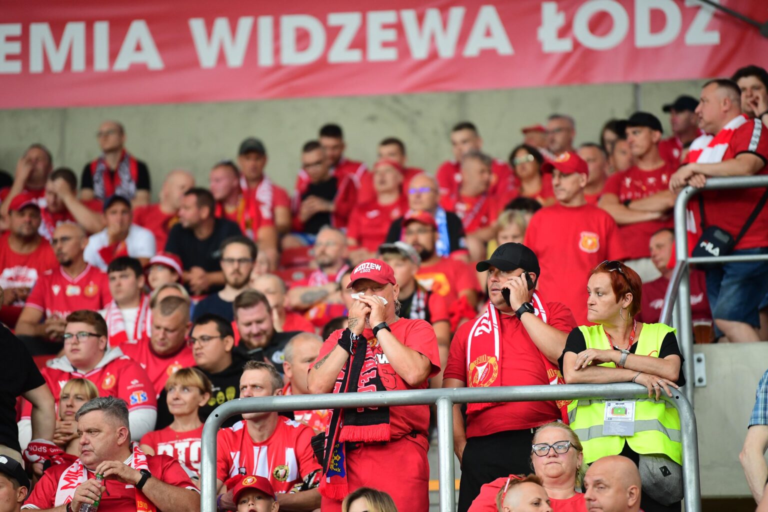 Kibice na meczu Widzew Lodz vs Lech Poznan Fot Sebastian Szwajkowski 16 1