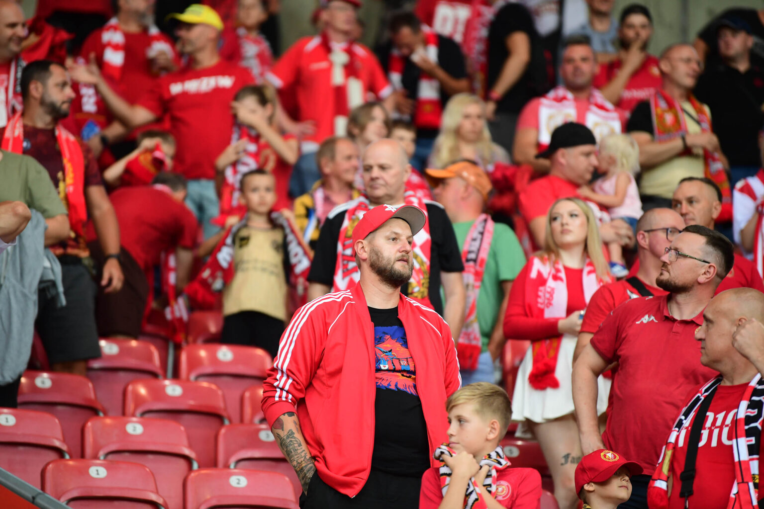 Kibice na meczu Widzew Lodz vs Lech Poznan Fot Sebastian Szwajkowski 21 1