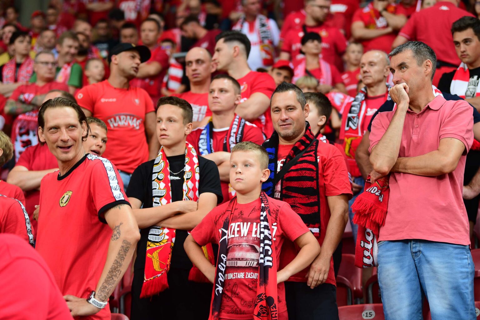 Kibice na meczu Widzew Lodz vs Lech Poznan Fot Sebastian Szwajkowski 26 1