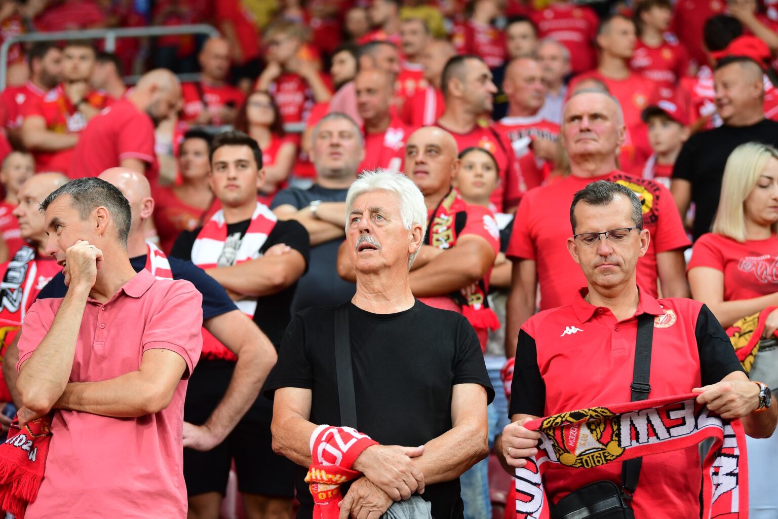 Kibice na meczu Widzew Lodz vs Lech Poznan Fot Sebastian Szwajkowski 27 1