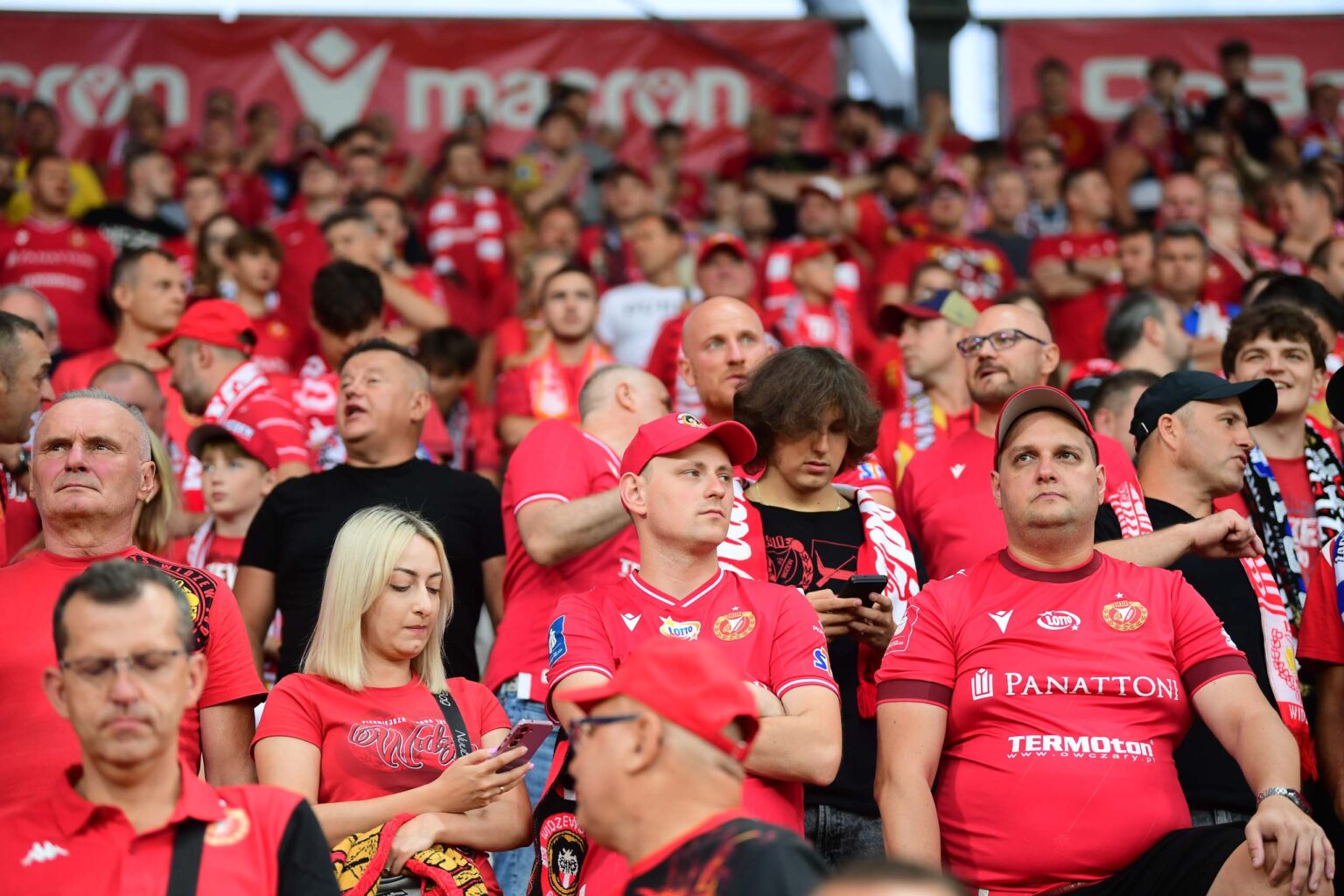 Kibice na meczu Widzew Lodz vs Lech Poznan Fot Sebastian Szwajkowski 28 1