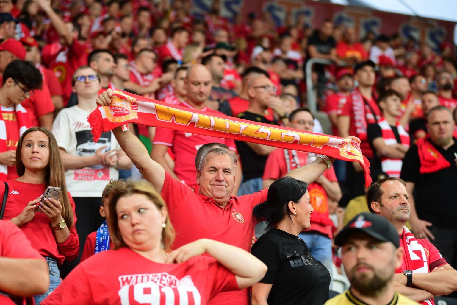 Kibice na meczu Widzew Lodz vs Lech Poznan Fot Sebastian Szwajkowski 32 1