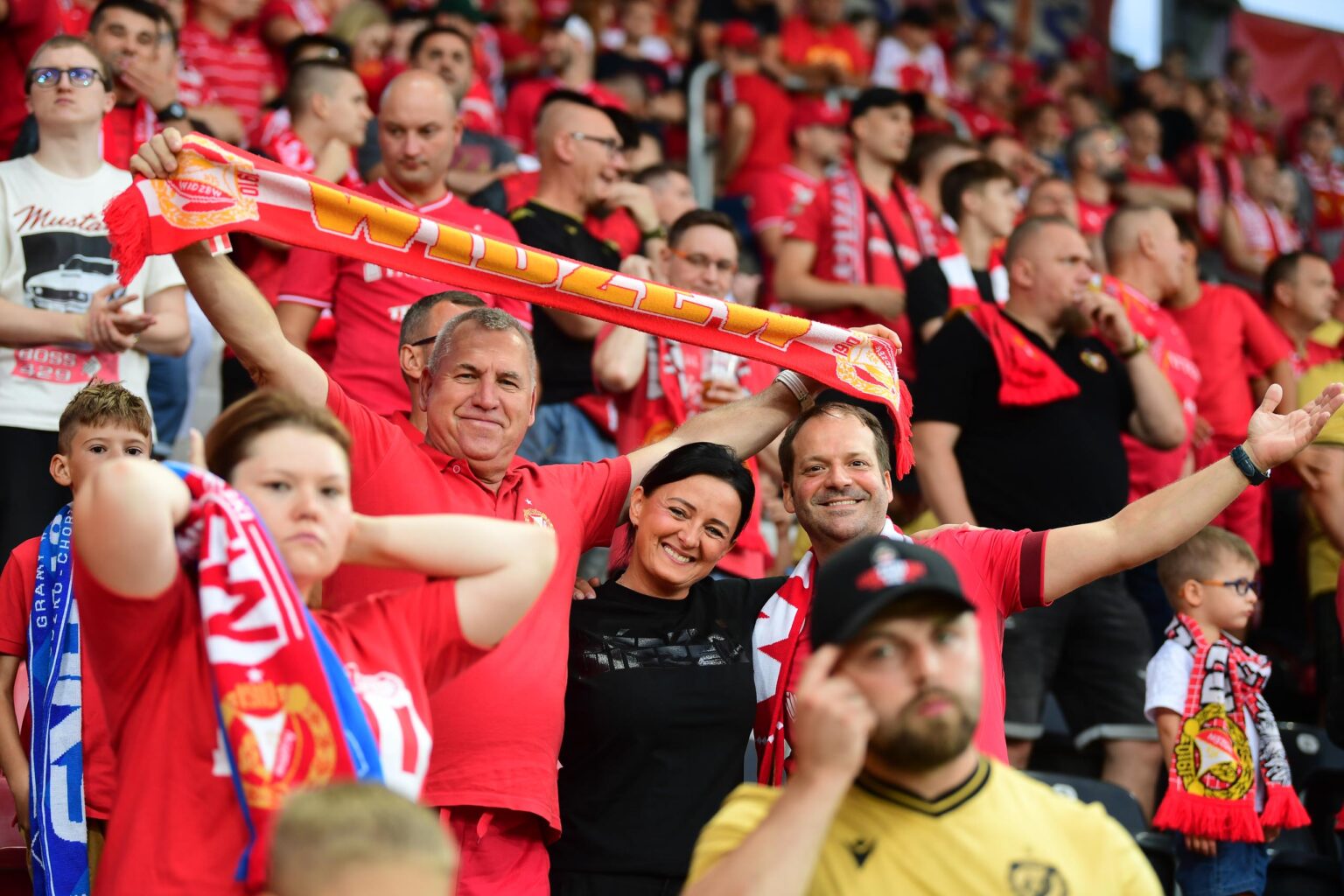 Kibice na meczu Widzew Lodz vs Lech Poznan Fot Sebastian Szwajkowski 33 1