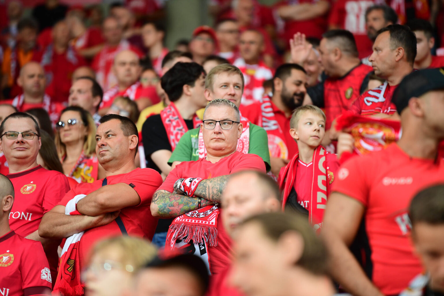 Kibice na meczu Widzew Lodz vs Lech Poznan Fot Sebastian Szwajkowski 40 1
