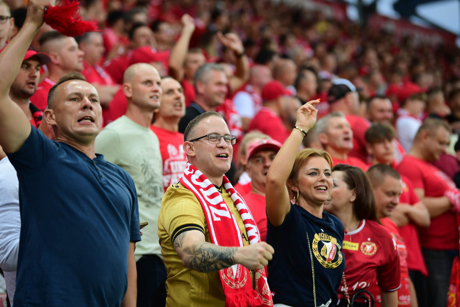 Kibice na meczu Widzew Lodz vs Lech Poznan Fot Sebastian Szwajkowski 41 1