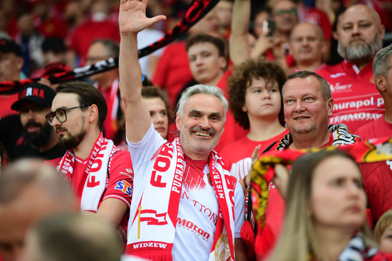 Kibice na meczu Widzew Lodz vs Lech Poznan Fot Sebastian Szwajkowski 52 1
