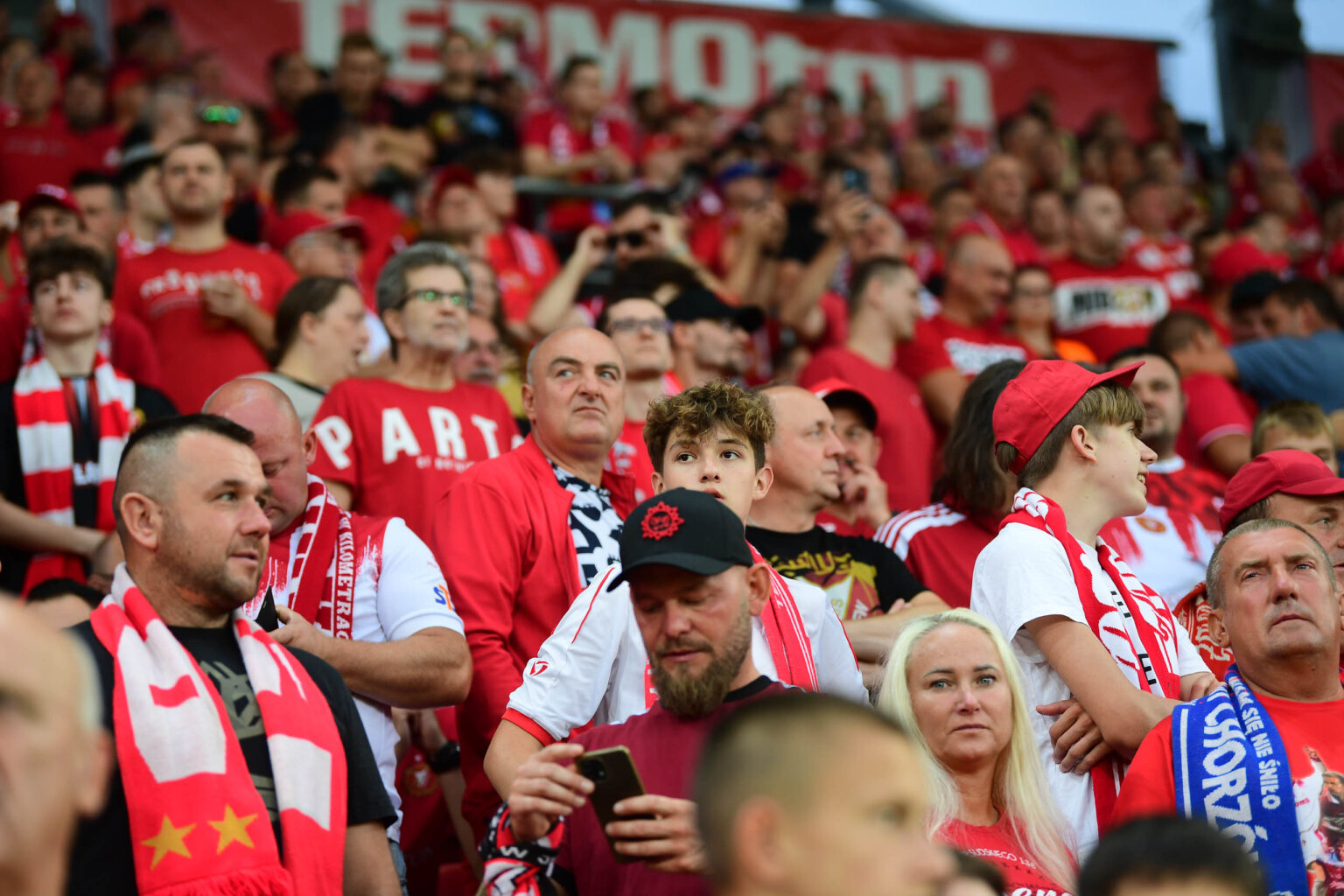 Kibice na meczu Widzew Lodz vs Lech Poznan Fot Sebastian Szwajkowski 55 1