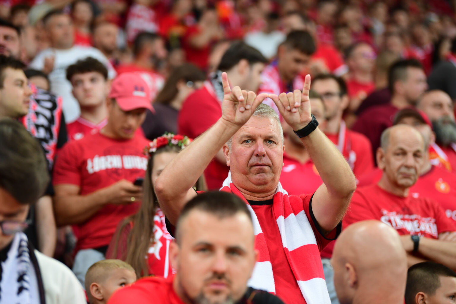 Kibice na meczu Widzew Lodz vs Lech Poznan Fot Sebastian Szwajkowski 60 1