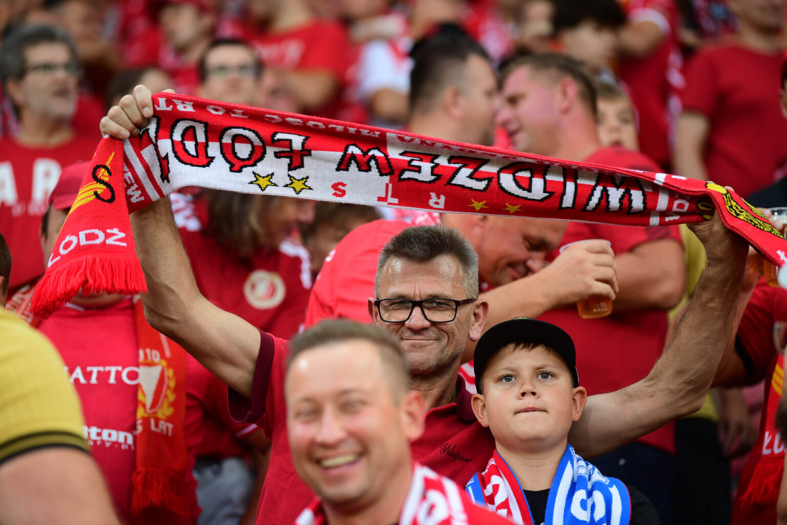 Kibice na meczu Widzew Lodz vs Lech Poznan Fot Sebastian Szwajkowski 63 1