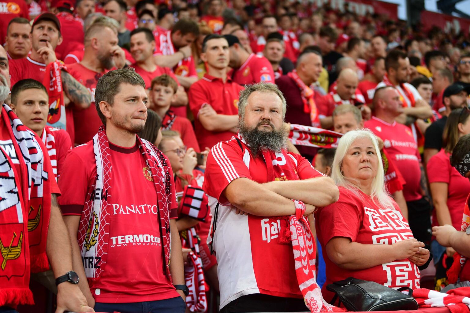 Kibice na meczu Widzew Lodz vs Lech Poznan Fot Sebastian Szwajkowski 65 1