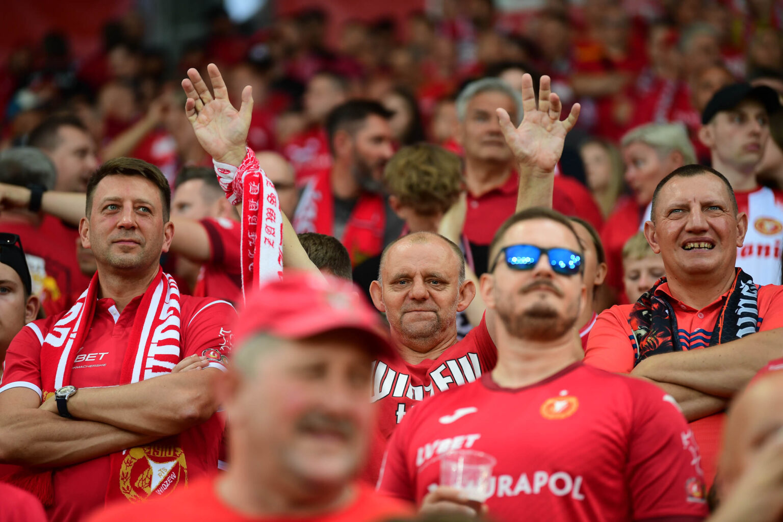 Kibice na meczu Widzew Lodz vs Lech Poznan Fot Sebastian Szwajkowski 72 1