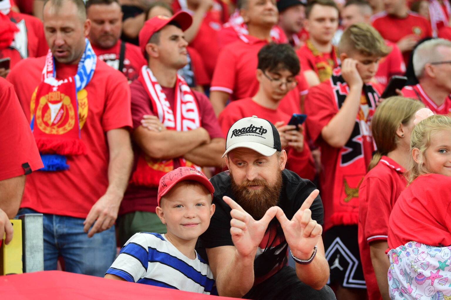 Kibice na meczu Widzew Lodz vs Lech Poznan Fot Sebastian Szwajkowski 76 1