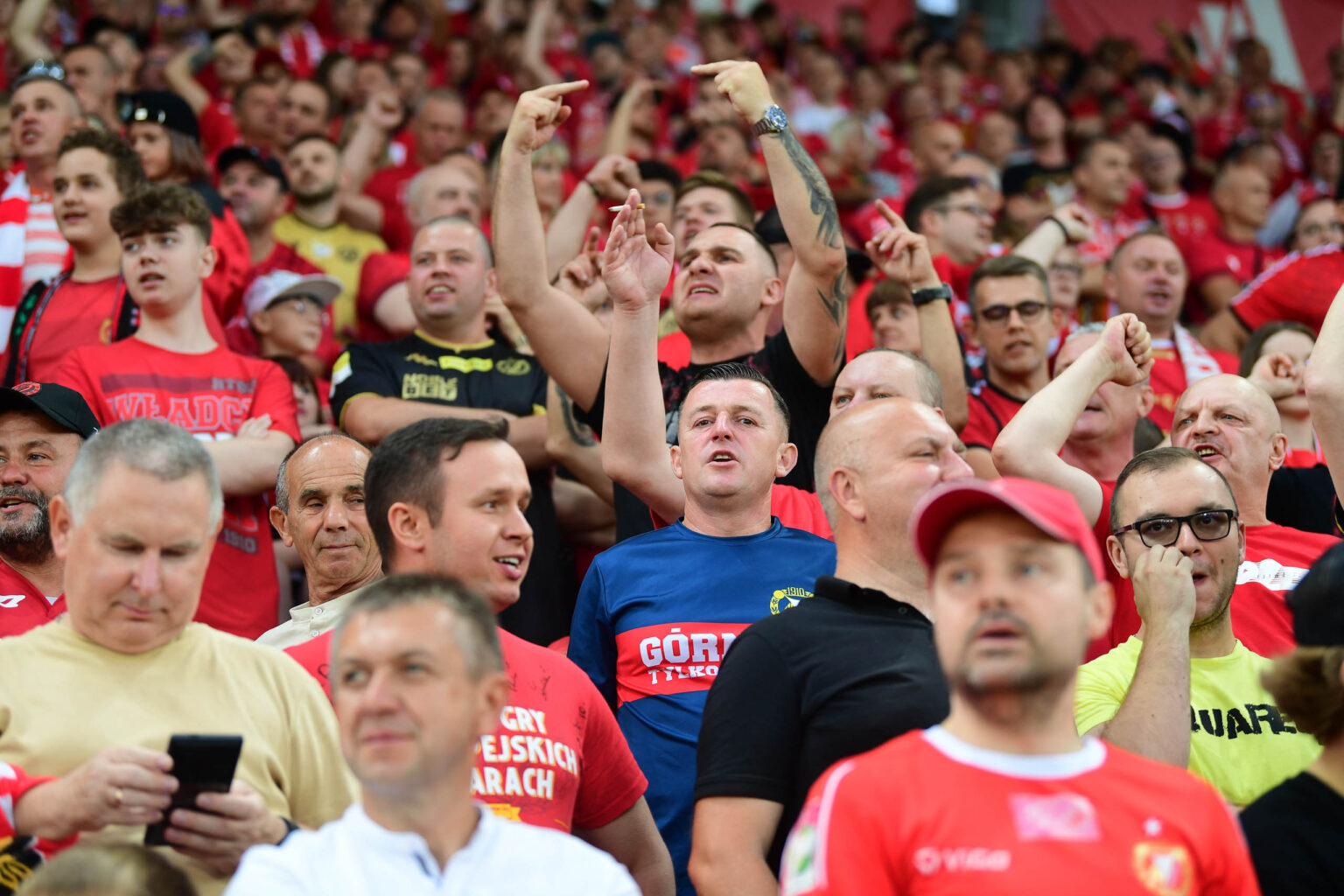 Kibice na meczu Widzew Lodz vs Lech Poznan Fot Sebastian Szwajkowski 80 1