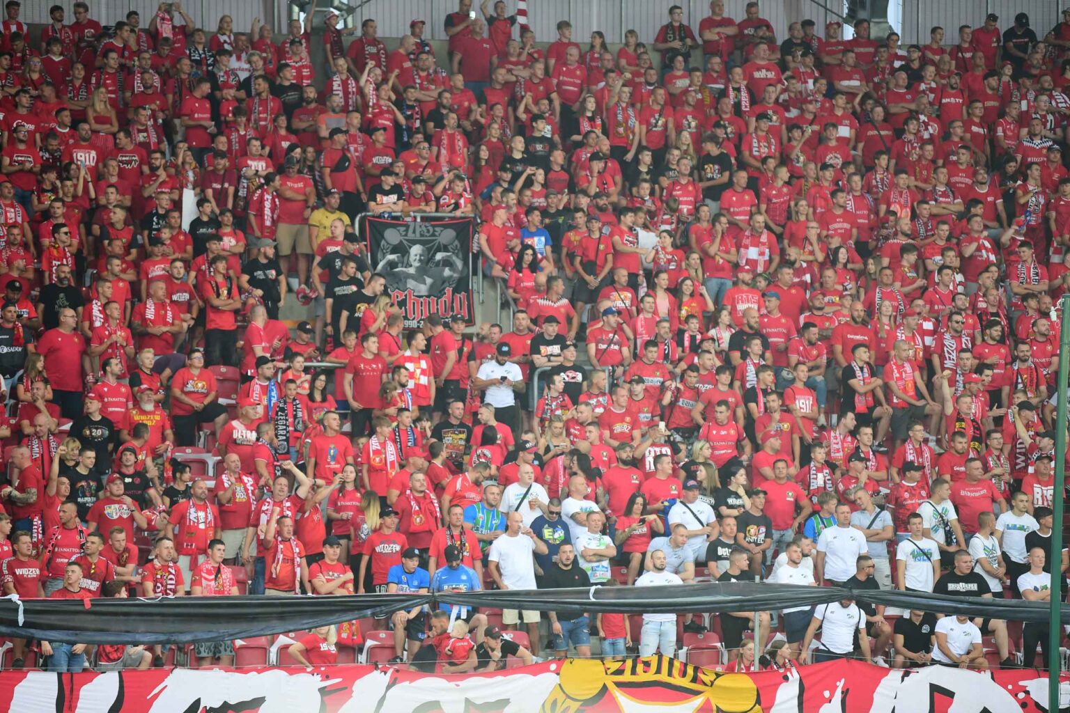 Kibice na meczu Widzew Lodz vs Lech Poznan Fot Sebastian Szwajkowski 85 1