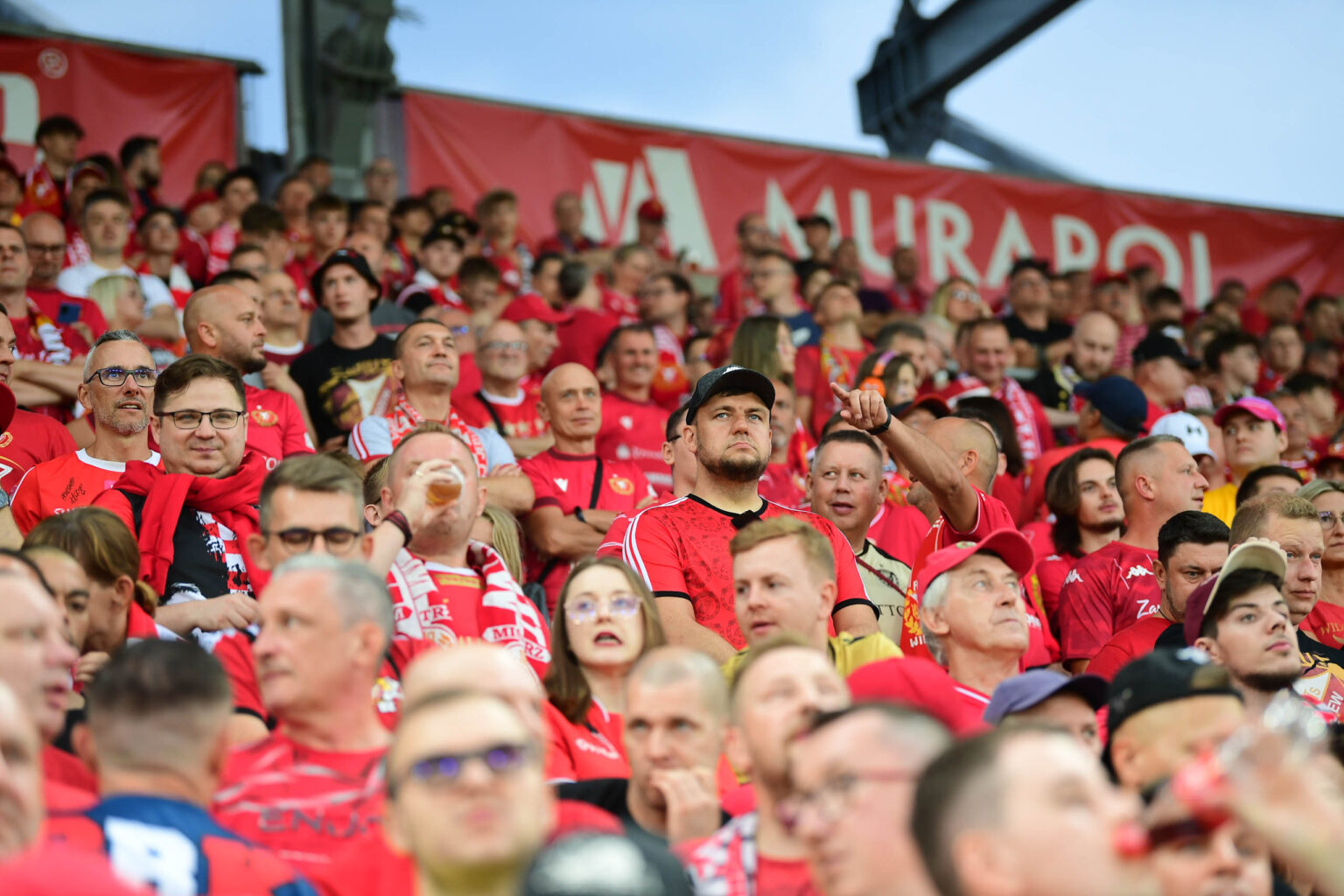 Kibice na meczu Widzew Lodz vs Lech Poznan Fot Sebastian Szwajkowski 94 1