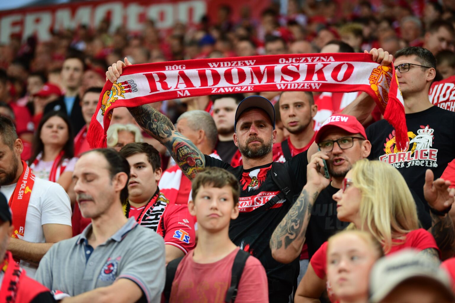 Kibice na meczu Widzew Lodz vs Lech Poznan Fot Sebastian Szwajkowski 95 1