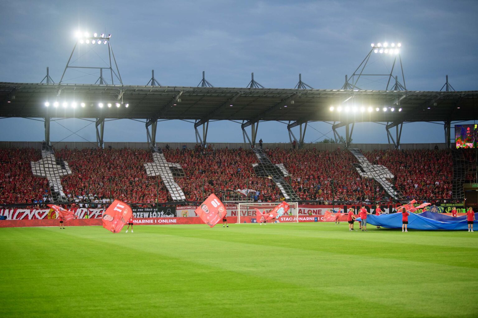 Kibice na meczu Widzew Lodz vs Lech Poznan Fot Sebastian Szwajkowski 96 1