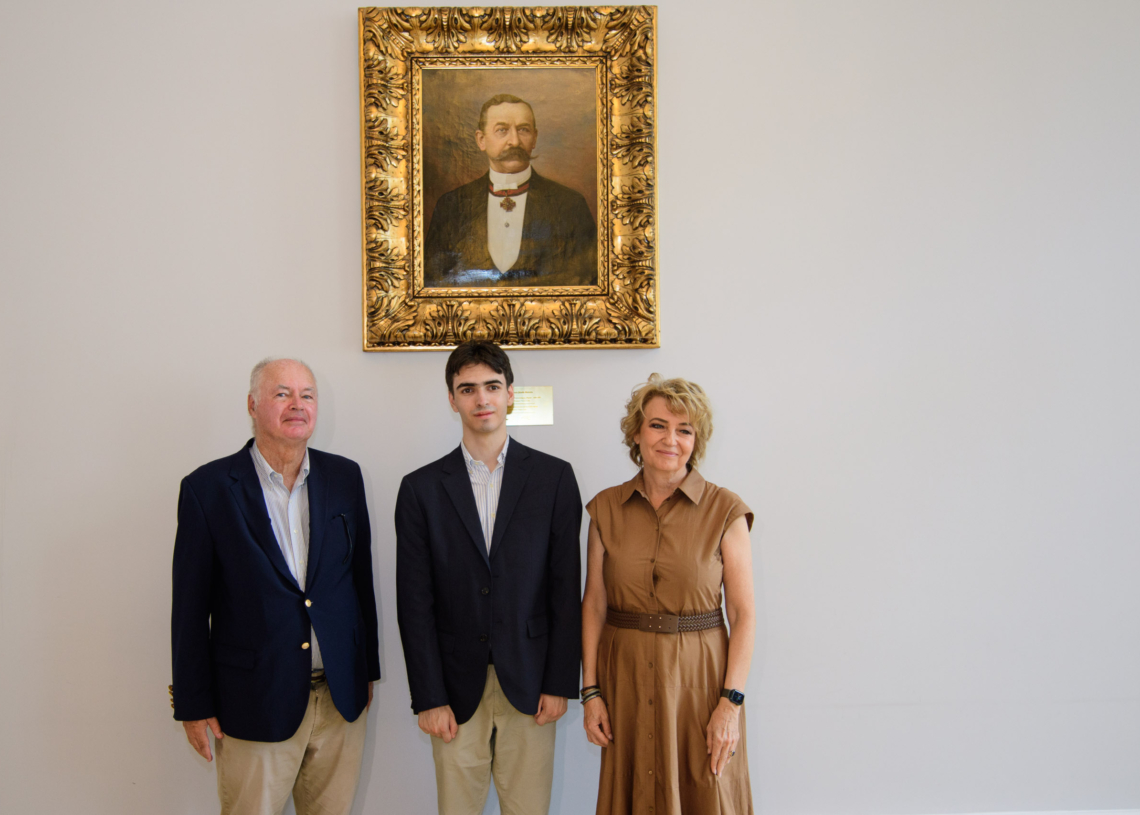Portret Juliusza Heinzla w Łodzi