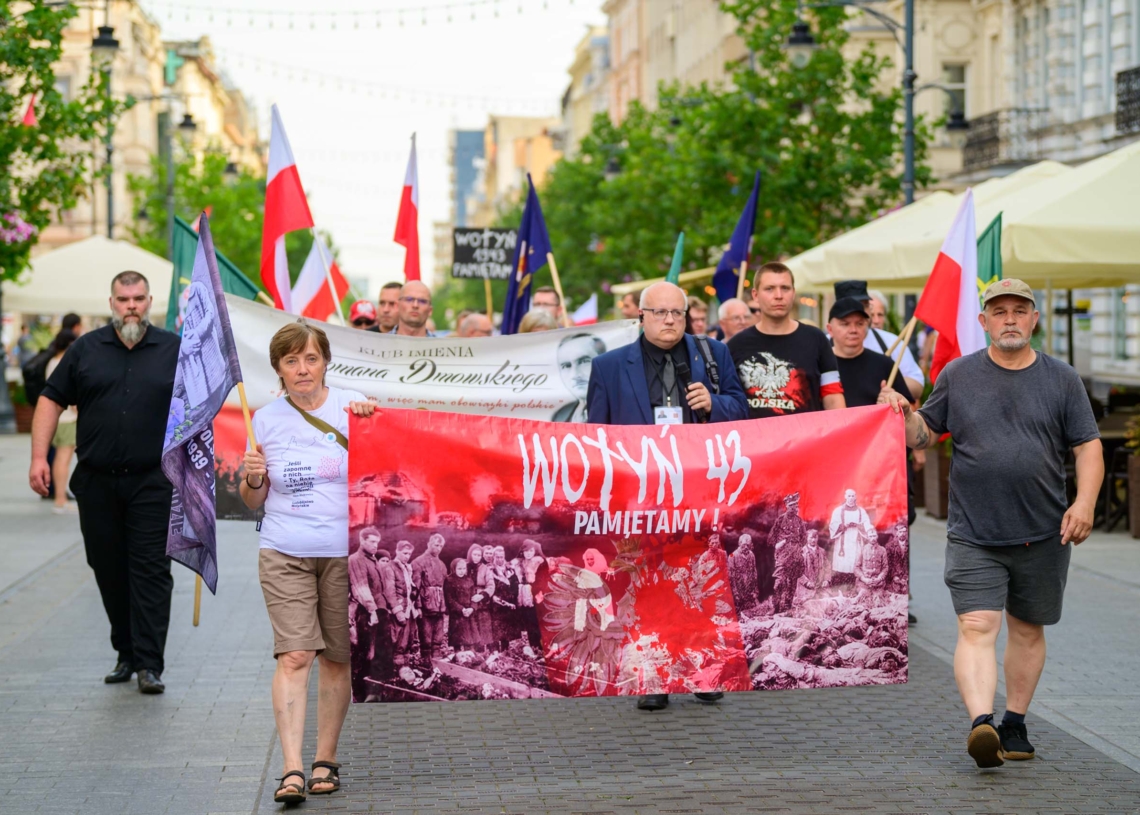 Marsz Pamięci Ofiar Wołynia w Łodzi
