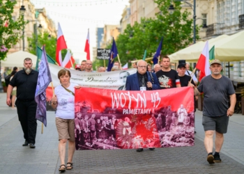 Marsz Pamięci Ofiar Wołynia w Łodzi