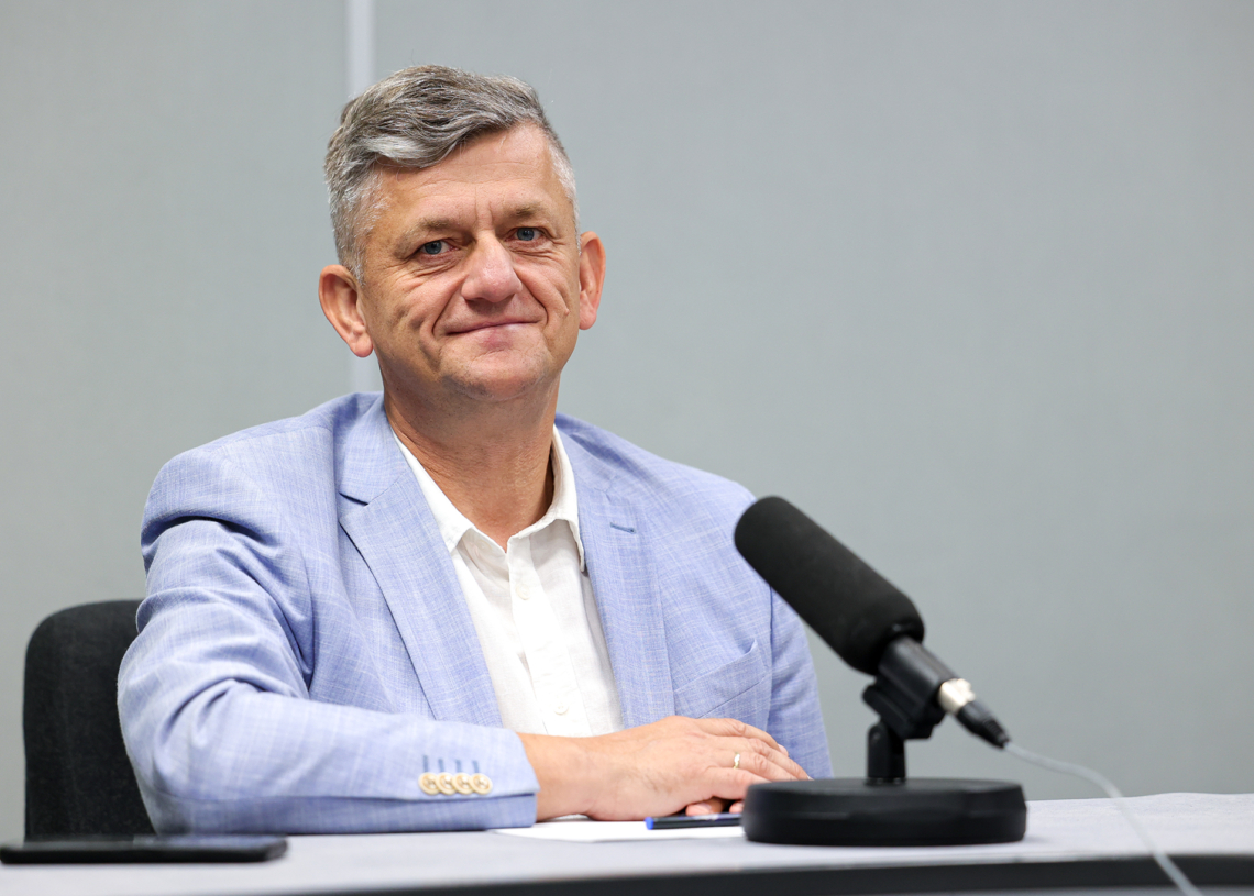 Piotr Sęczkowski: według specjalistów woda w Poddębicach ma podobne atrybuty do wody w najlepszych, francuskich uzdrowiskach 1 Piotr Sęczkowski, fot. Konrad Ciężki