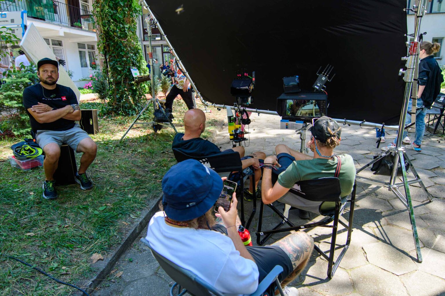 Plan filmowy Dziadku Wiejemy Fot Sebastian Szwajkowski 20