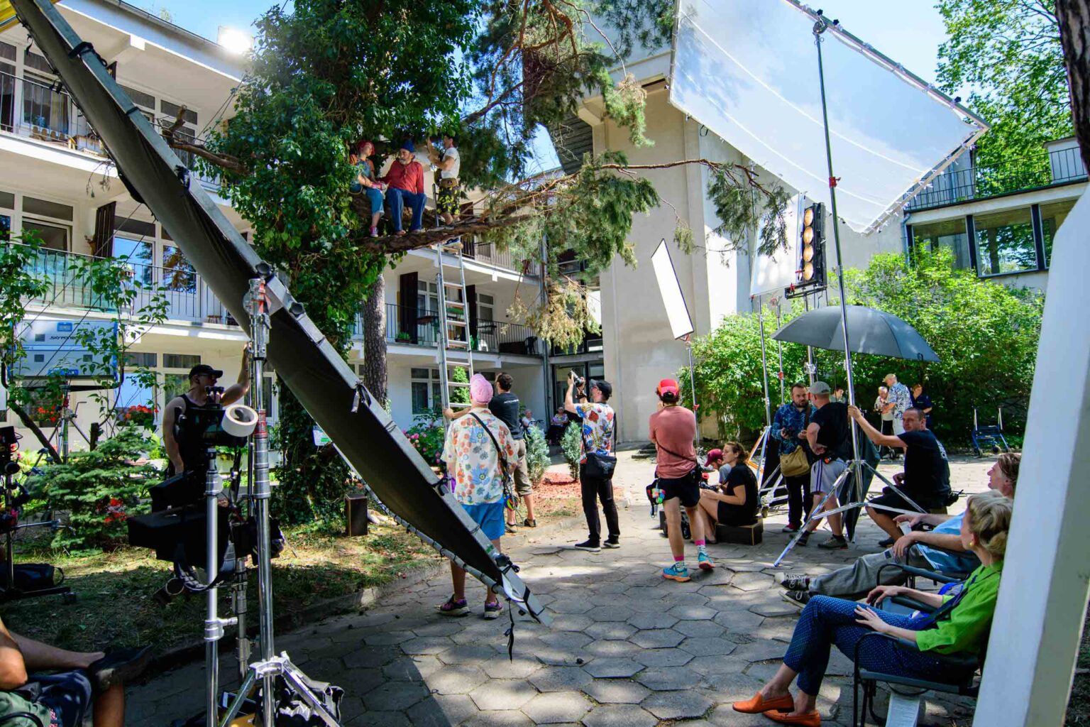 Plan filmowy Dziadku Wiejemy Fot Sebastian Szwajkowski 5
