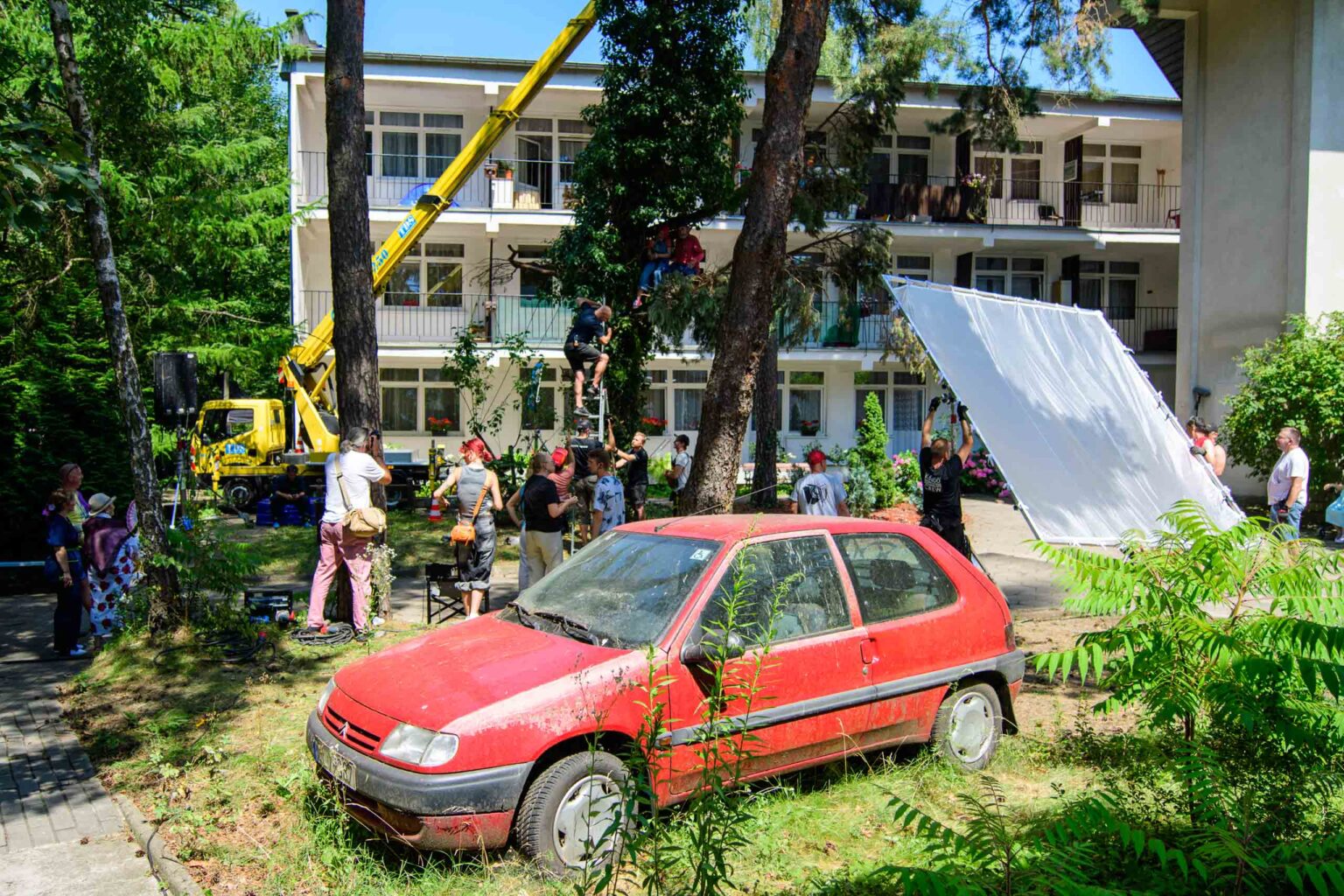 Plan filmowy Dziadku Wiejemy Fot Sebastian Szwajkowski 6
