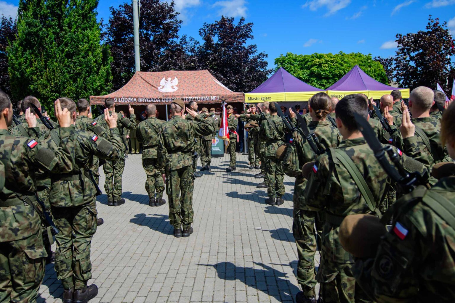 Przysiega WOT w Zgierzu Fot Sebastian Szwajkowski 10