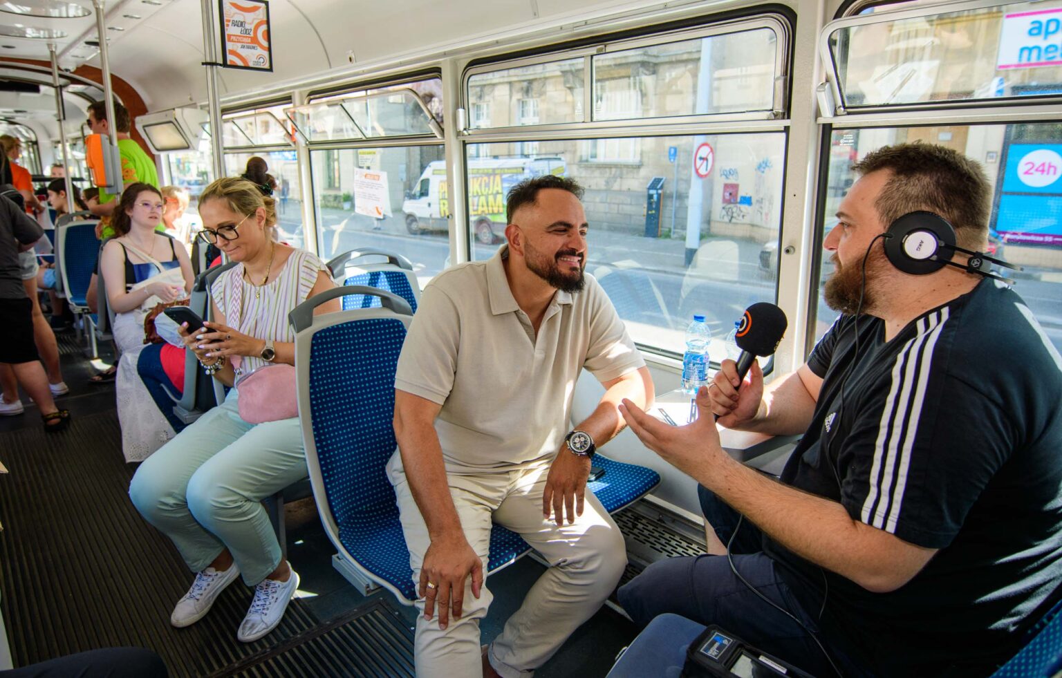 Wakacyjny tramwaj Radia Lodz z Agustinem Egurrola Fot Sebastian Szwajkowski 12