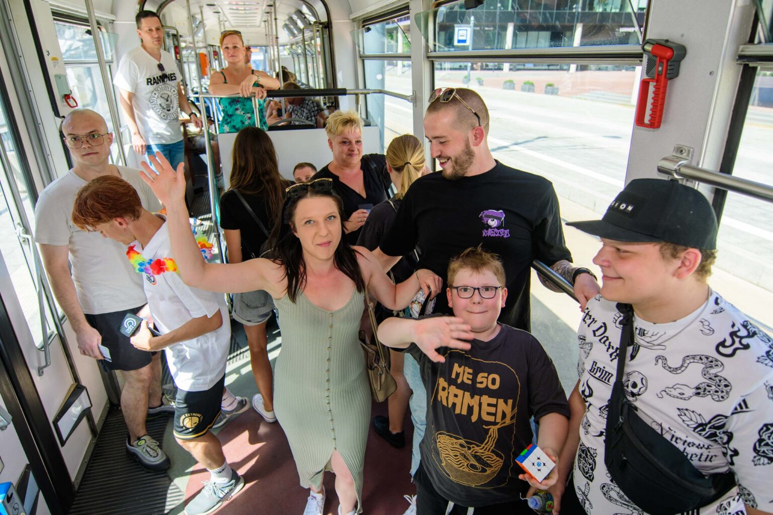 Wakacyjny tramwaj Radia Lodz z Agustinem Egurrola Fot Sebastian Szwajkowski 15