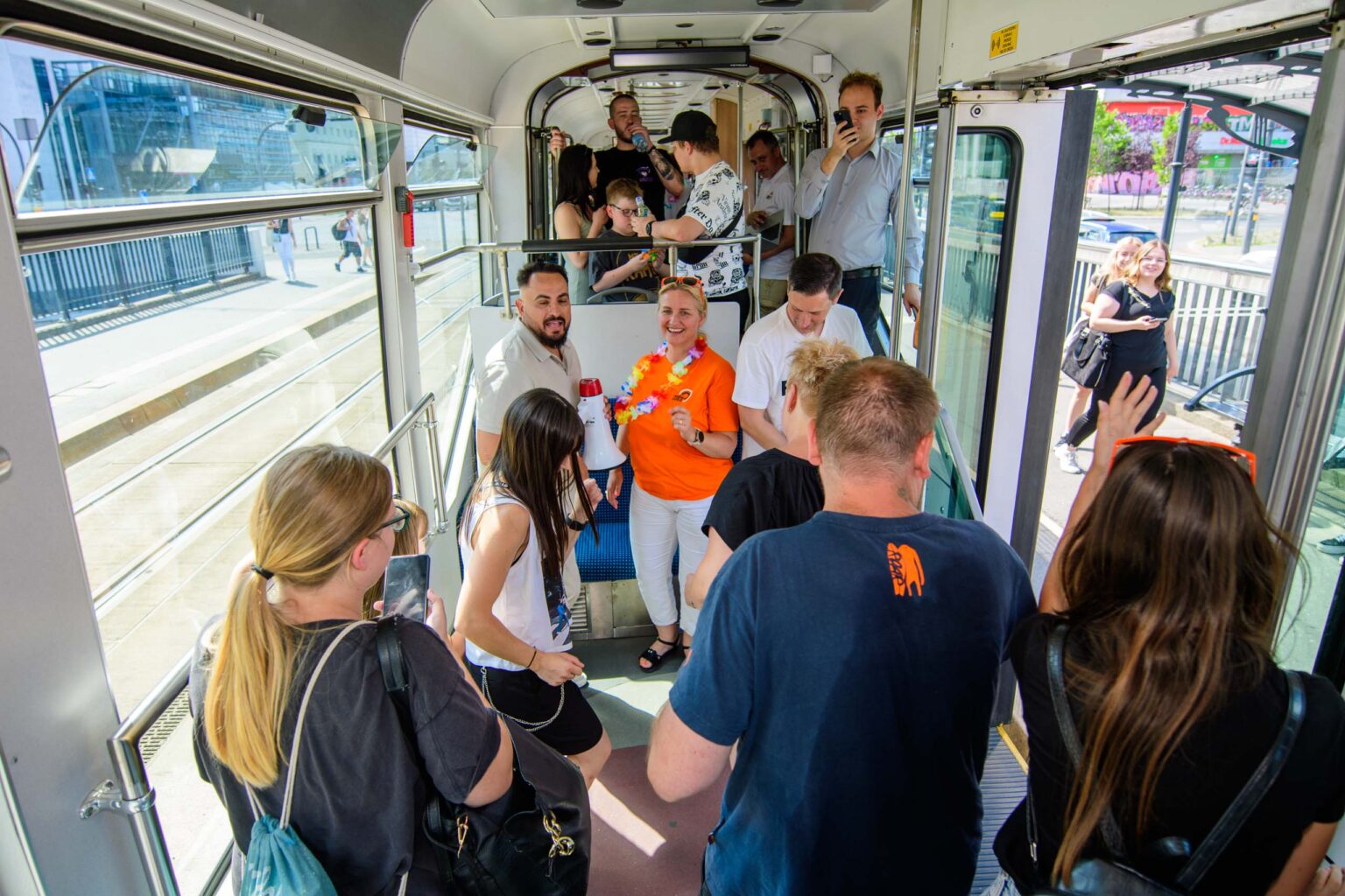Wakacyjny tramwaj Radia Lodz z Agustinem Egurrola Fot Sebastian Szwajkowski 16