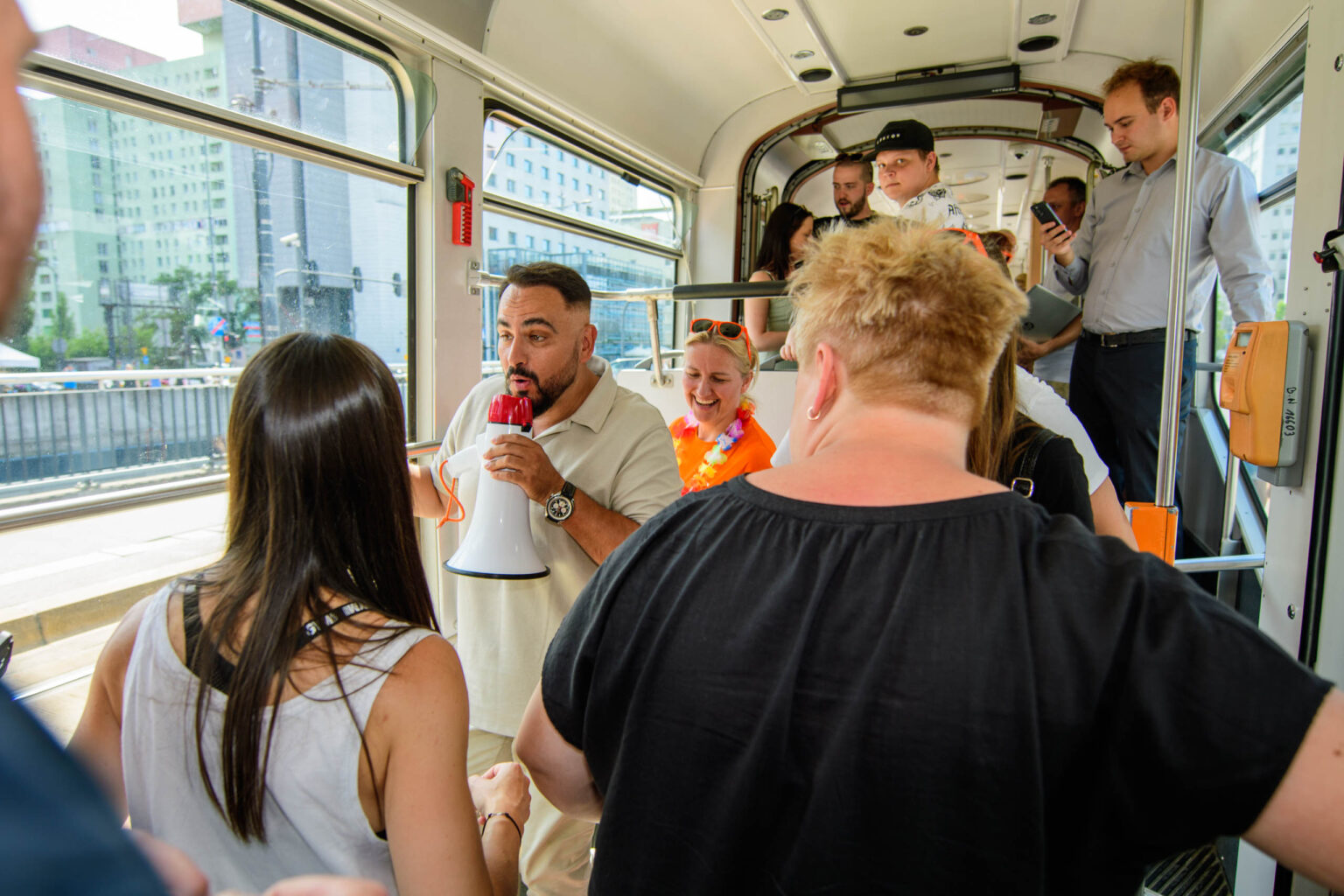 Wakacyjny tramwaj Radia Lodz z Agustinem Egurrola Fot Sebastian Szwajkowski 17