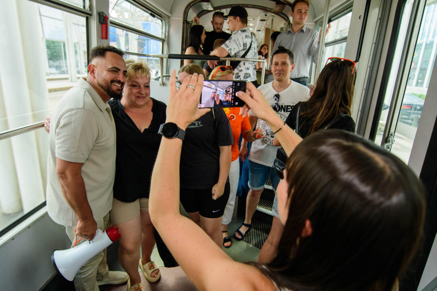 Wakacyjny tramwaj Radia Lodz z Agustinem Egurrola Fot Sebastian Szwajkowski 19
