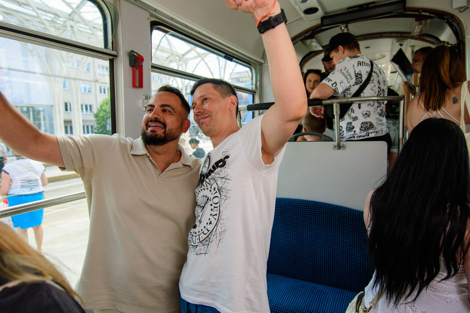 Wakacyjny tramwaj Radia Lodz z Agustinem Egurrola Fot Sebastian Szwajkowski 21