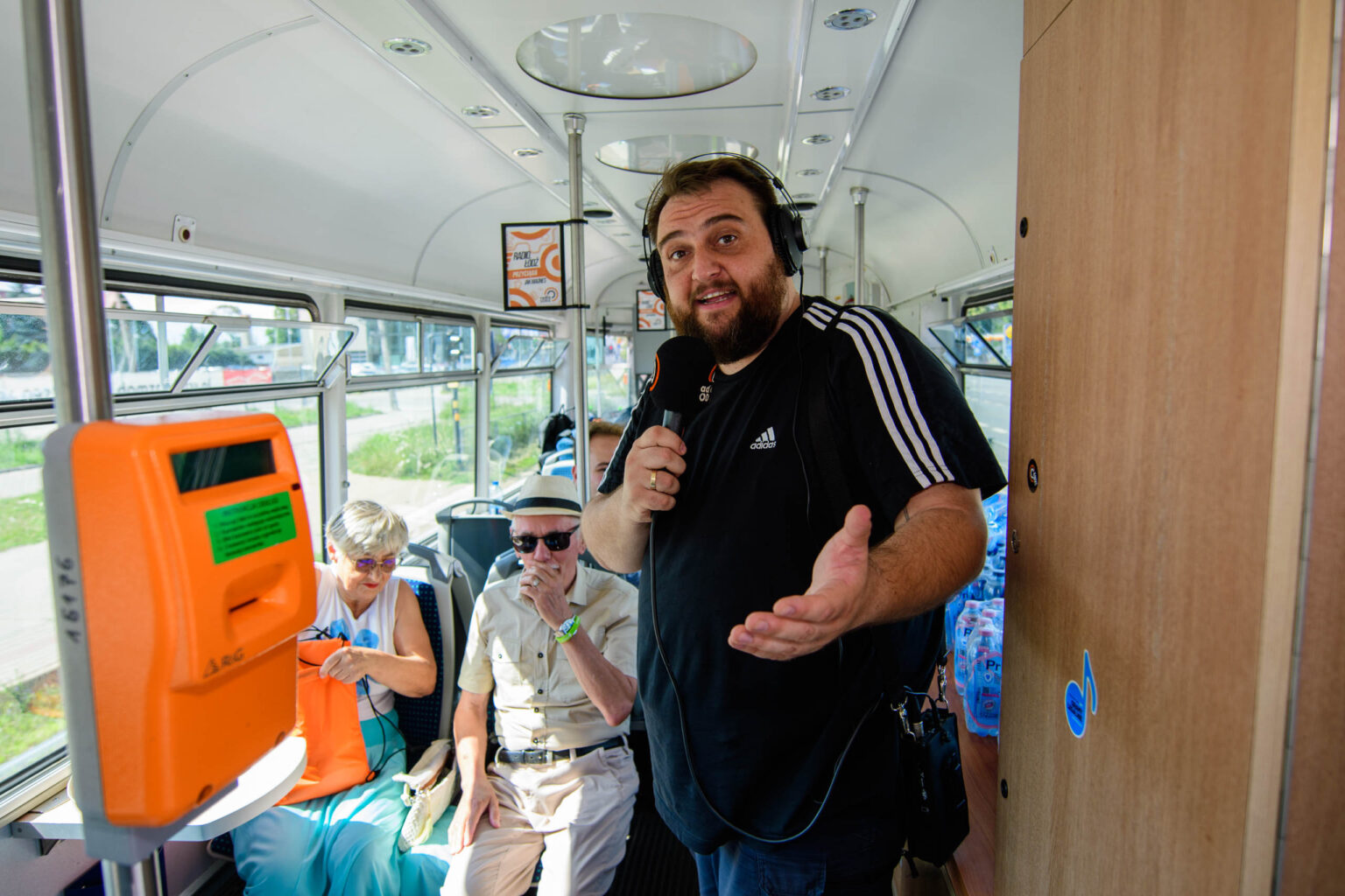 Wakacyjny tramwaj Radia Lodz z Agustinem Egurrola Fot Sebastian Szwajkowski 30