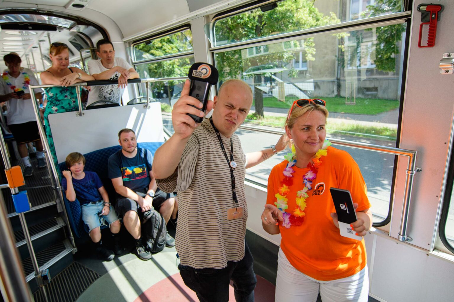 Wakacyjny tramwaj Radia Lodz z Agustinem Egurrola Fot Sebastian Szwajkowski 9