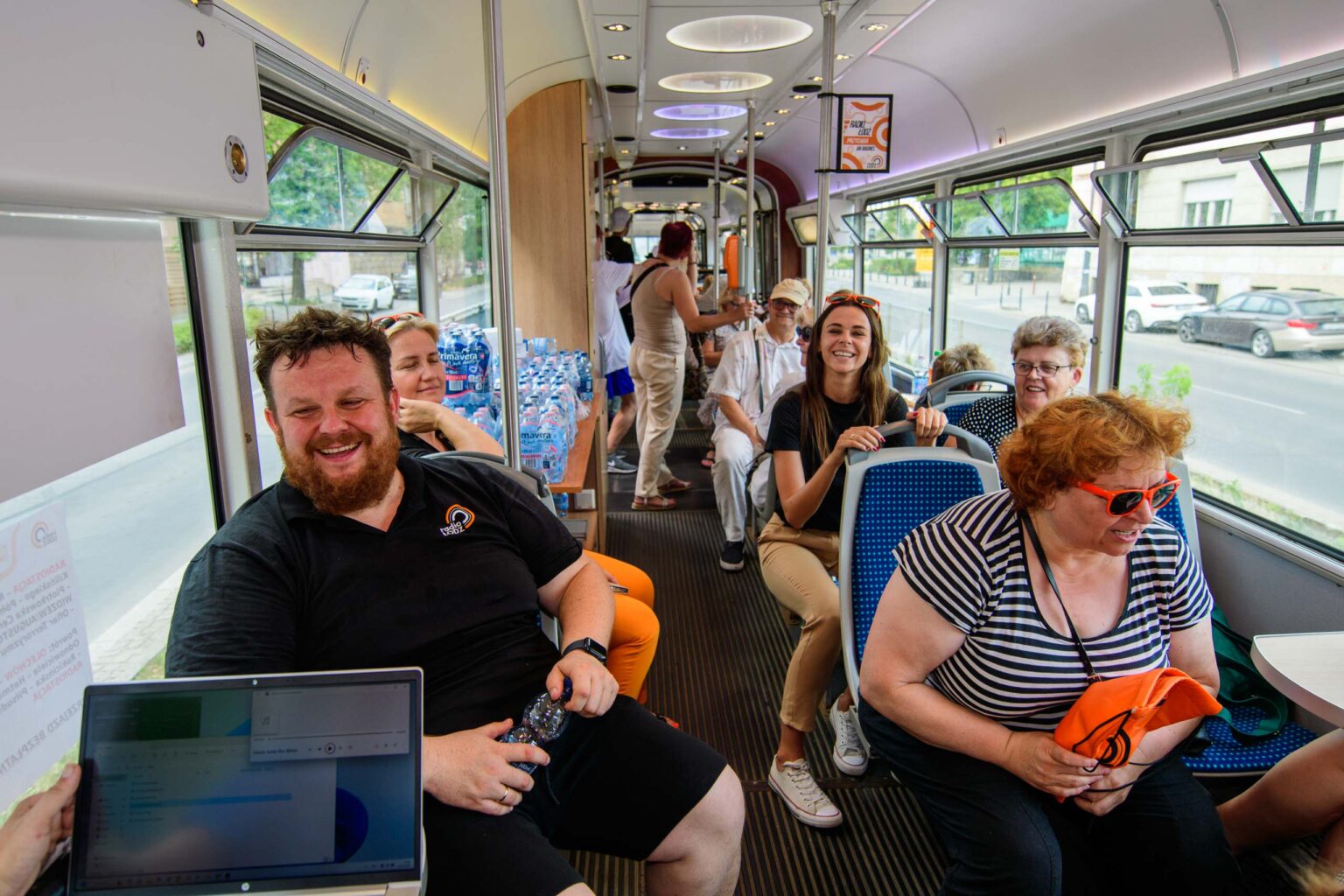 Wakacyjny tramwaj Radia Lodz z zespolem Wolne Baluty Fot Sebastian Szwajkowski 20