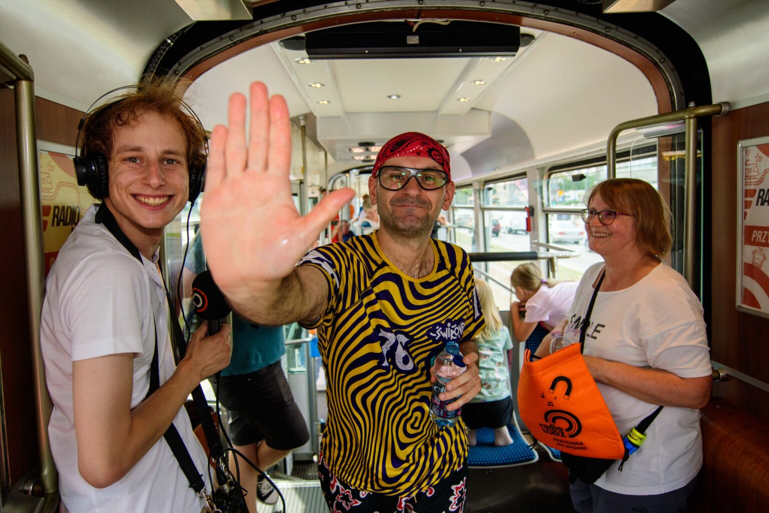 Wakacyjny tramwaj Radia Lodz z zespolem Wolne Baluty Fot Sebastian Szwajkowski 27