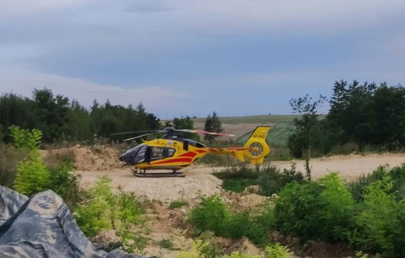Tragedia w kopalni wapienia w Rogaszynie. Nie żyje mężczyzna zasypany przez urobek