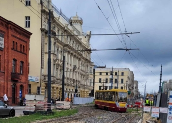 Wykolejenie na al. Kościuszki