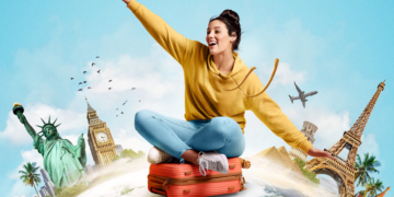 full shot woman travel concept scaled