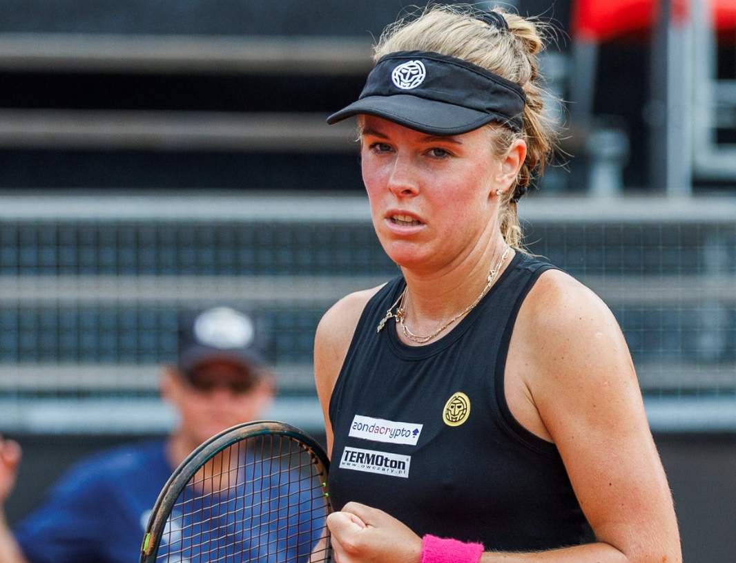 Magdalena Fręch w finale turnieju WTA