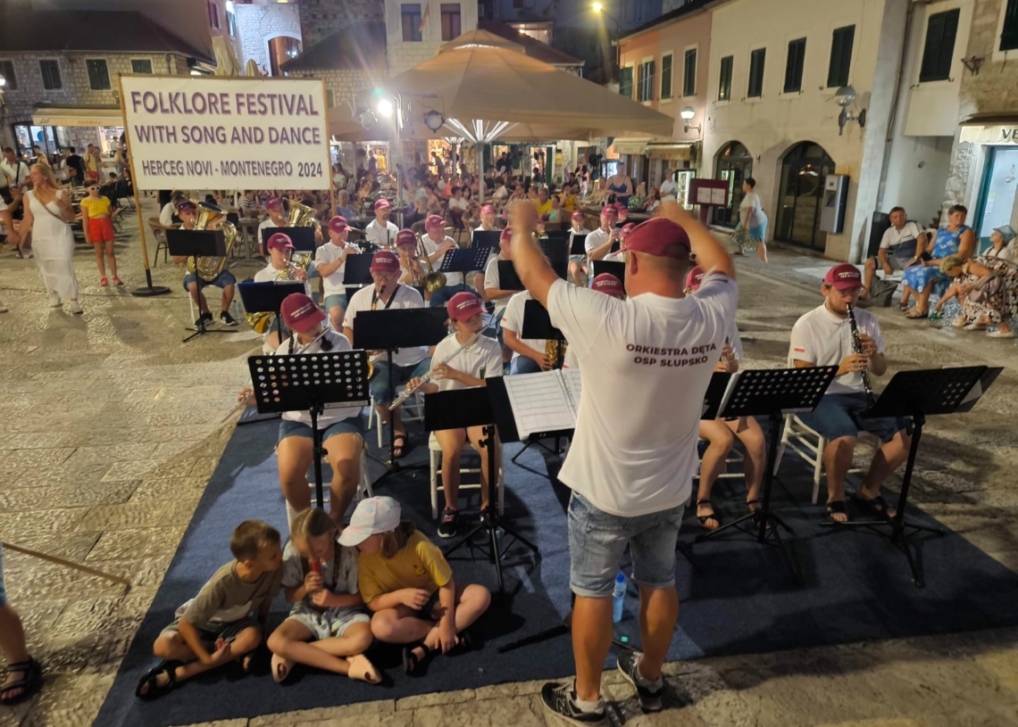 Orkiestra Dęta OSP Słupsko koncertowała w Czarnogórze