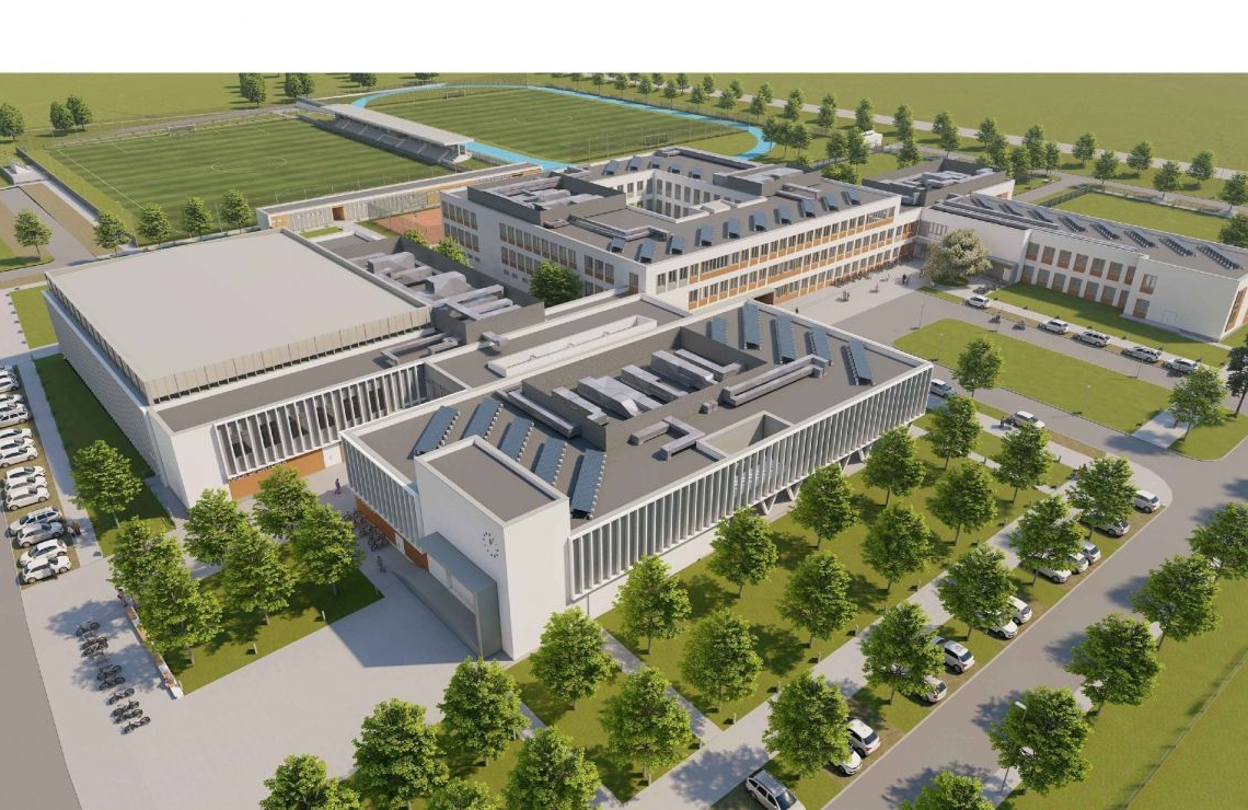 Szkoła, przedszkole, boisko i kawiarnia. Centrum Strykowa zostanie przebudowane 1 Szkoła, przedszkole, boisko i kawiarnia. Centrum Strykowa zostanie przebudowane